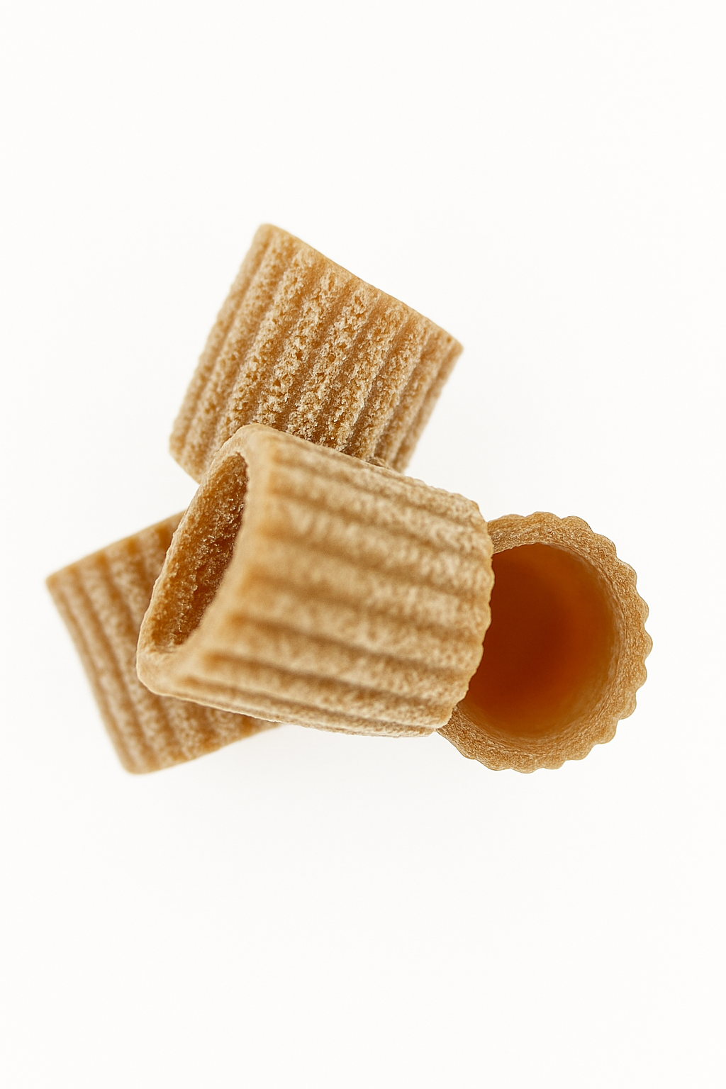 small organic wholegrain spelt mezzi rigatoni pasta from carleschi